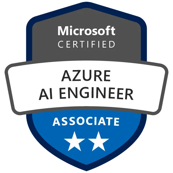 Microsoft Certified: Azure AI Apps and Agents Developer Associate (AI-103) certification